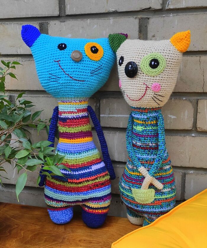 "Scrap Yarn Toys": I Reuse The Leftovers Of Yarn And Turn Them Into Colorful Toys "Scrap Yarn Toys": I Reuse The Leftovers Of Yarn And Turn Them Into Colorful Toys