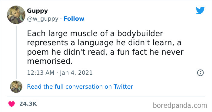 You Simply Cannot Be Jacked And Smart At The Same Time. It Doesn't Work That Way