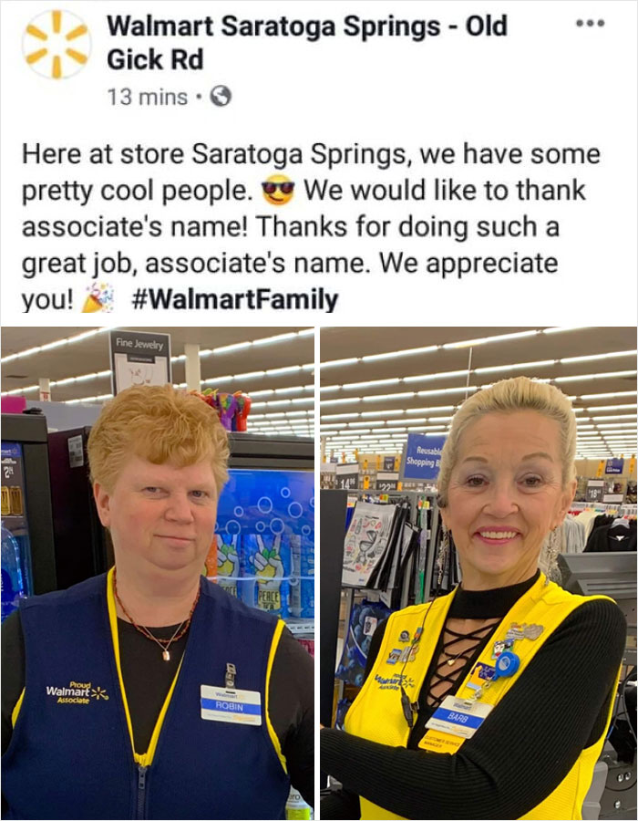 We Appreciate You, Associate’s Name!