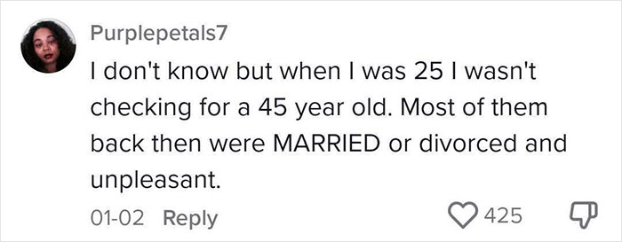 "Stuck At The Emotional Maturity Level Of 25 Years Old": Man Has A Revelation On Why Some Guys Only Date Much Younger Women, Many Internet Users Agree