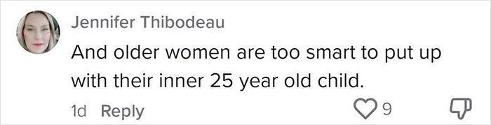"Stuck At The Emotional Maturity Level Of 25 Years Old": Man Has A Revelation On Why Some Guys Only Date Much Younger Women, Many Internet Users Agree