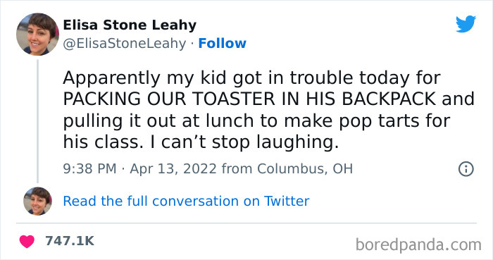 The Teacher Actually Only Told Him Not To “Make A Habit Of It.” So I Wonder How Many Times Makes A Habit? I Also Wonder If I Should Hide The Popcorn Popper