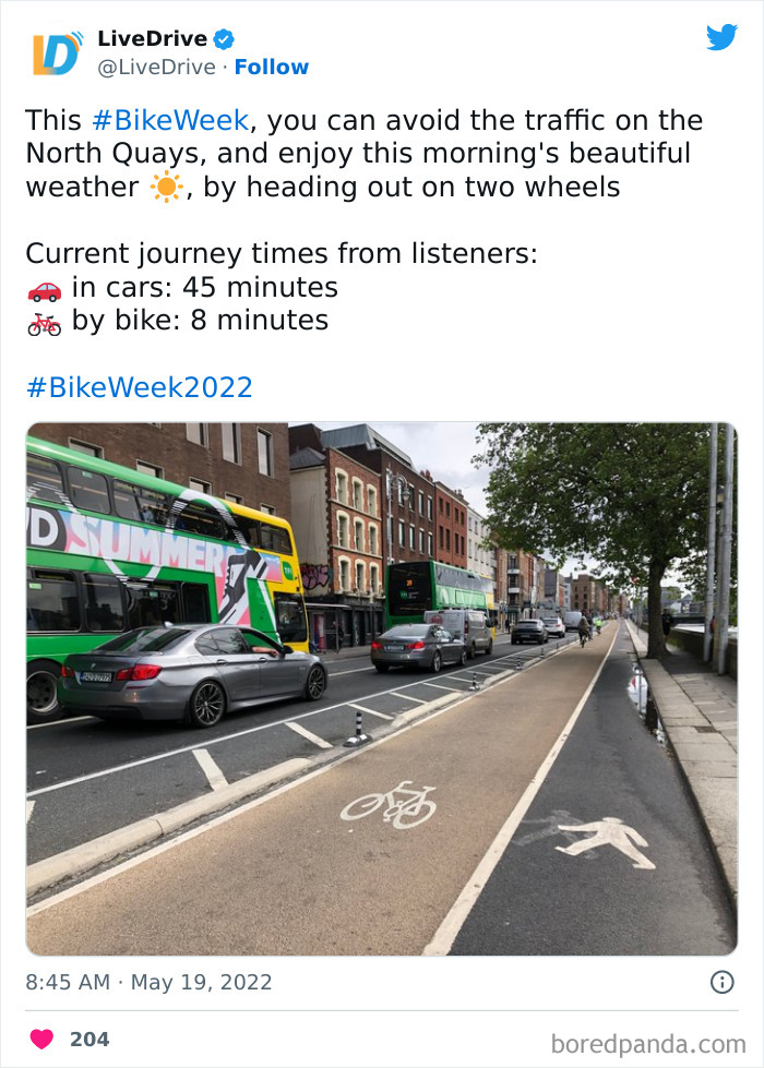 Positive Bike News Is Important. 5 Times Quicker Commute By Bike