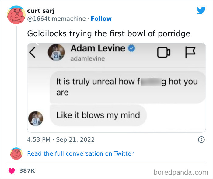 Icky Adam Levine DM's