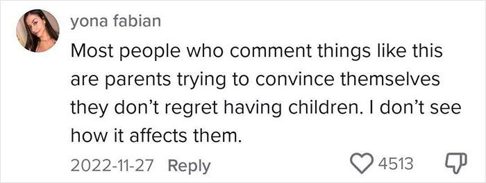 "Have Fun In Your Nursing Home": Childfree Woman Gives People A Reality Check On Their Reasons For Having Kids