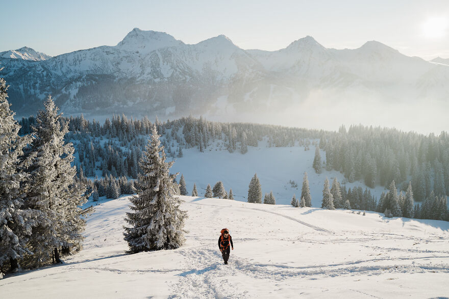 Evening Hike Above The Tannheimer Tal, Austria