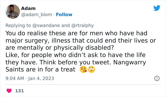 Retired Football Player Is Shocked To See ‘Tampons For Men’ At The Store, Finally Learns What Tampons Actually Are Retired Football Player Is Shocked To See ‘Tampons For Men’ At The Store, Finally Learns What Tampons Actually Are