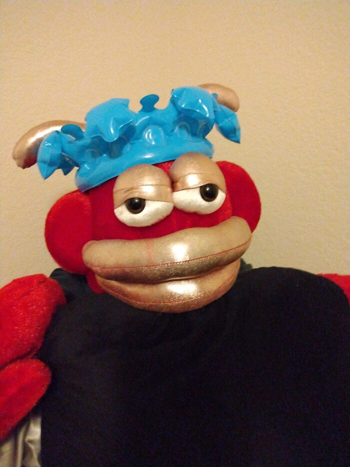 Former Roommate Got This On Sale After Valentine's Day. Friends, Allow Me To Present King Louis The Lxix Of Lobseronia