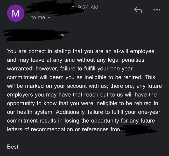 Toxic Boss Gets Put In Their Place After Trying To Deny Their Employee&rsquo;s Resignation