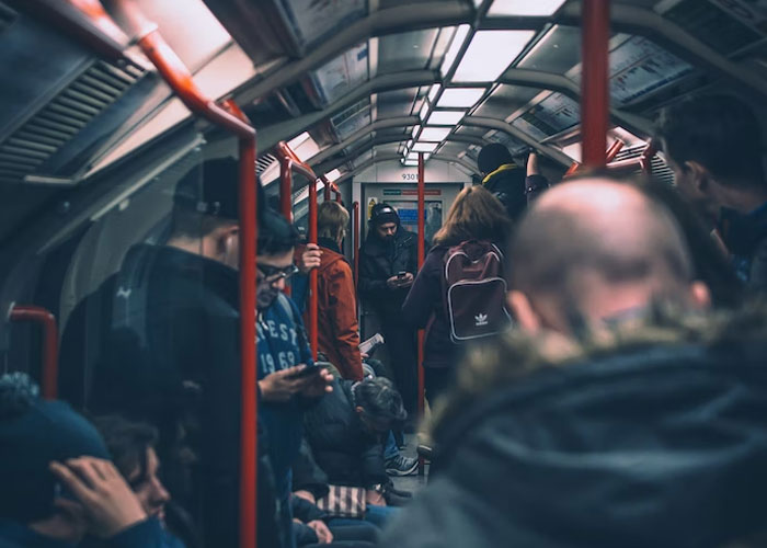 Guy Sends Friend A Pic Of Their Heavier Doppelganger On The Tube, Only To Find Out It's Actually Them