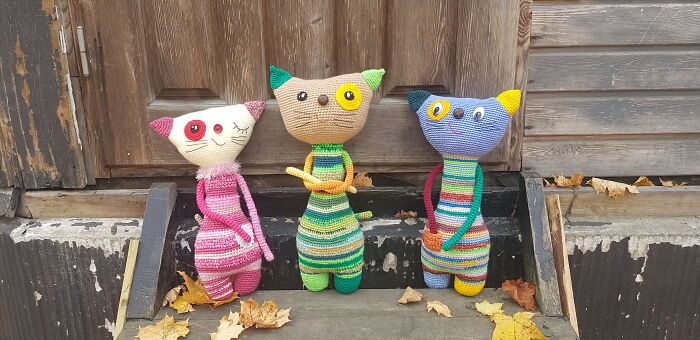 "Scrap Yarn Toys": I Reuse The Leftovers Of Yarn And Turn Them Into Colorful Toys "Scrap Yarn Toys": I Reuse The Leftovers Of Yarn And Turn Them Into Colorful Toys