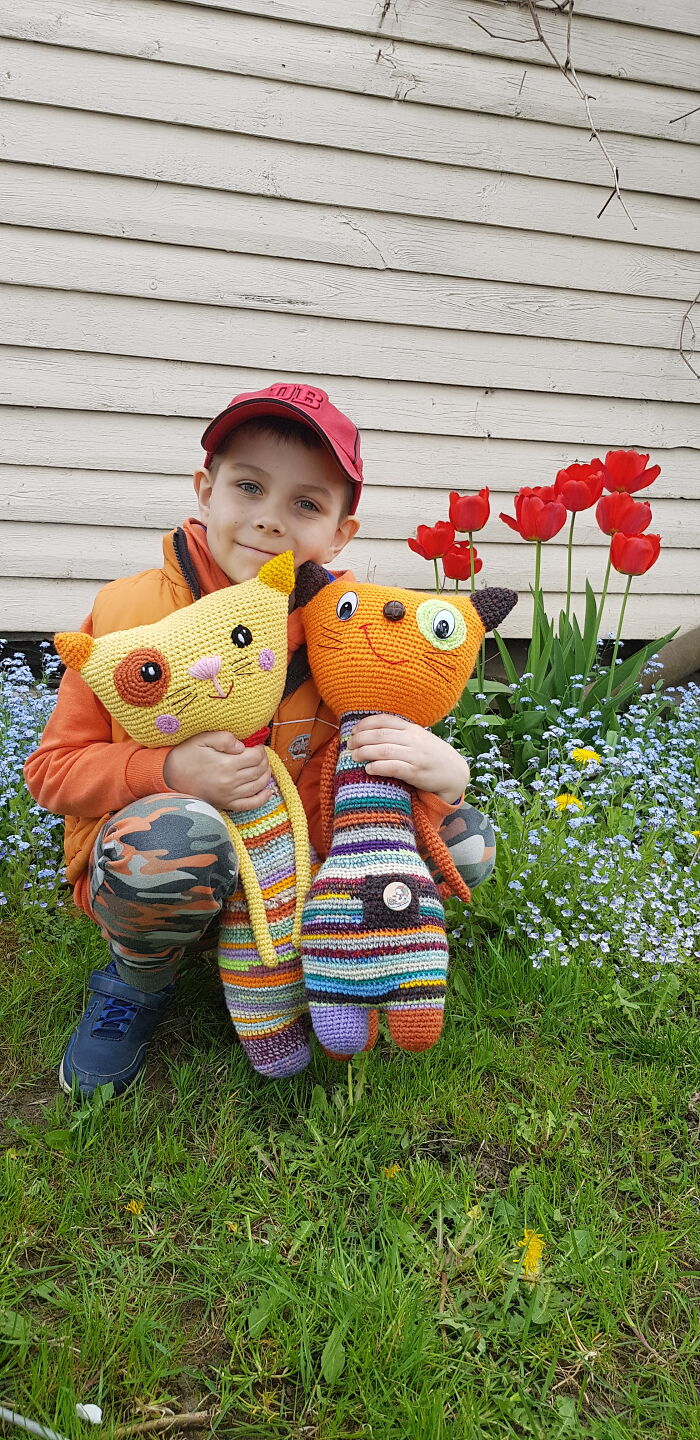 "Scrap Yarn Toys": I Reuse The Leftovers Of Yarn And Turn Them Into Colorful Toys "Scrap Yarn Toys": I Reuse The Leftovers Of Yarn And Turn Them Into Colorful Toys