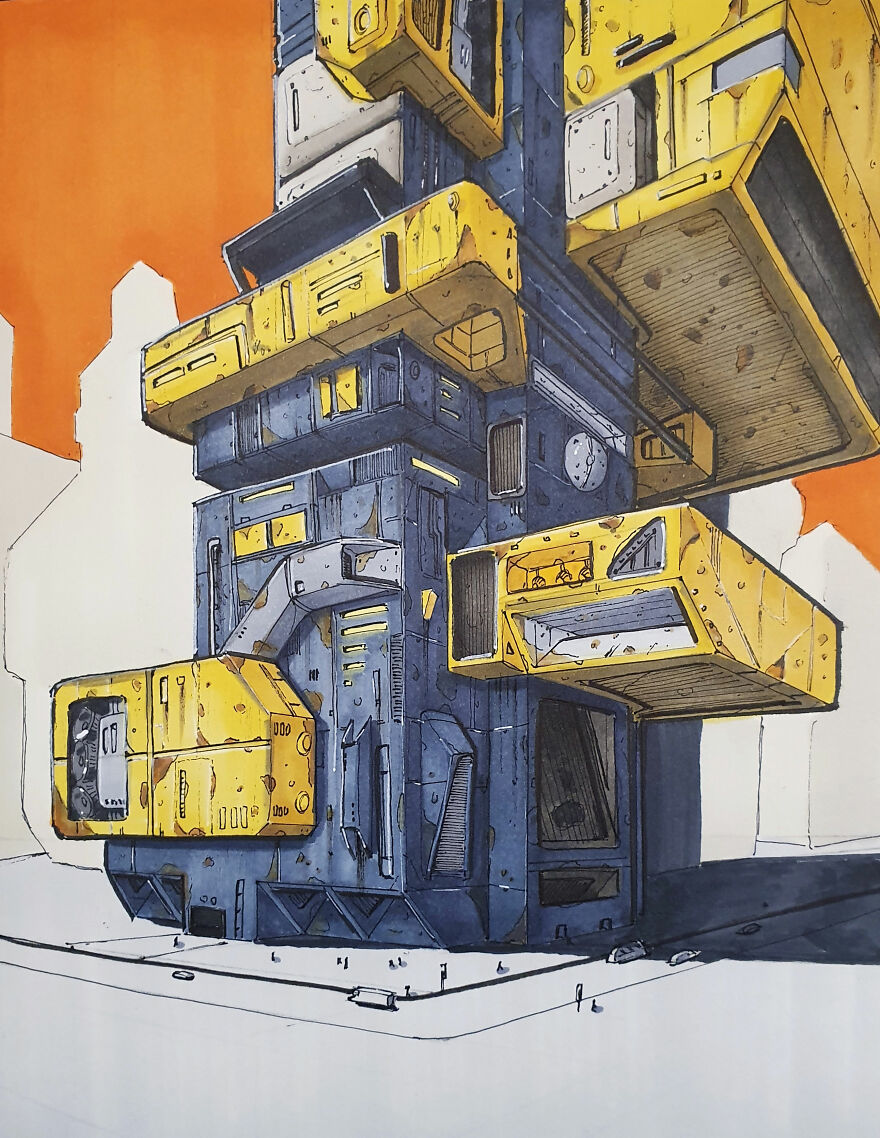 Retro-futuristic design