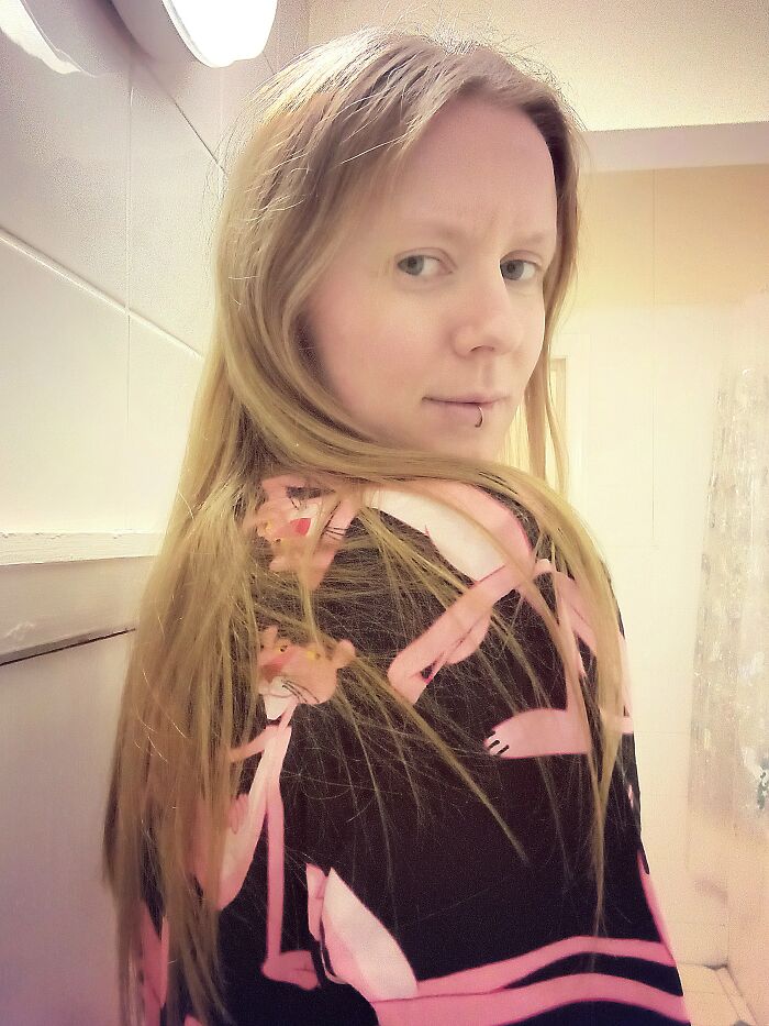 My Pink Panther Shirt. I Will Do Literally Anything For Serotonin At This Point, Clearly