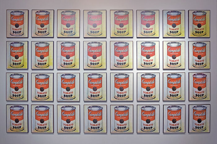 32 Campbell's Soup Cans By Andy Warhol