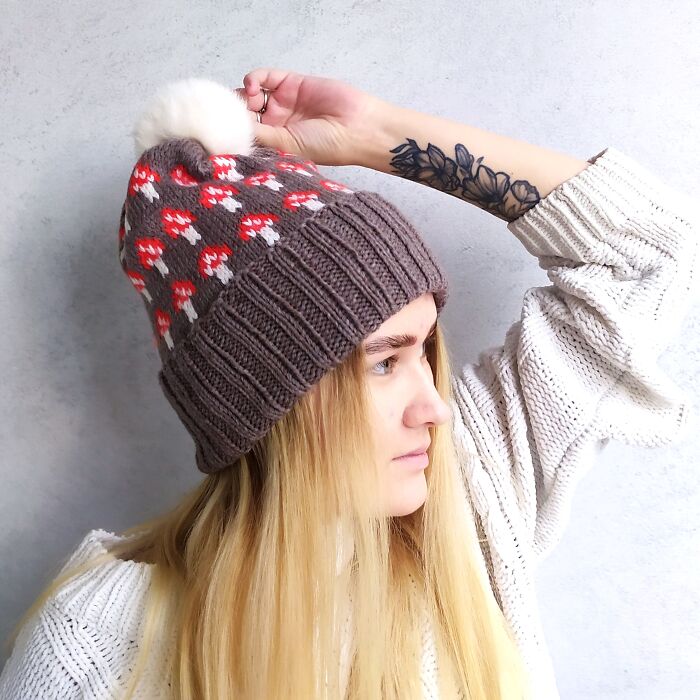 Jacquard Warm Knitted Handmade Hats (15 Pics)