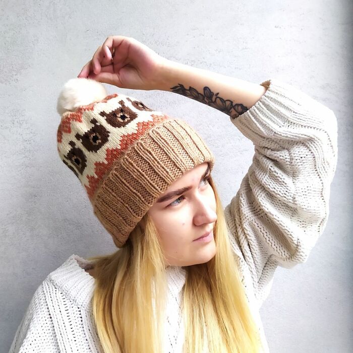Jacquard Warm Knitted Handmade Hats (15 Pics)