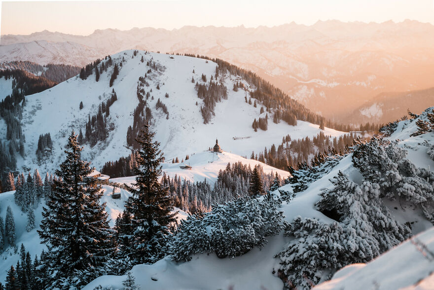 Sunset On The Wallberg, Bavarian Alps