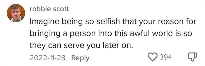 "Have Fun In Your Nursing Home": Childfree Woman Gives People A Reality Check On Their Reasons For Having Kids