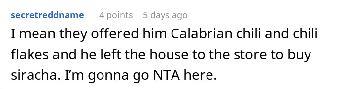 Guy Doesn't Allow Sister's BF To Ruin His Italian Dish With Asian Hot Sauce, Drama Ensues