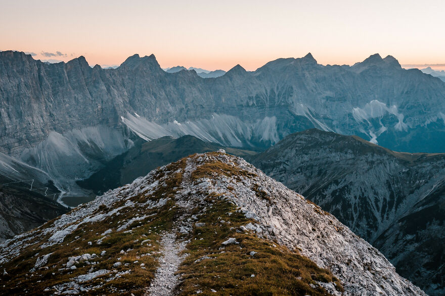 Sunset Hike In The Naturpark Karwendel
