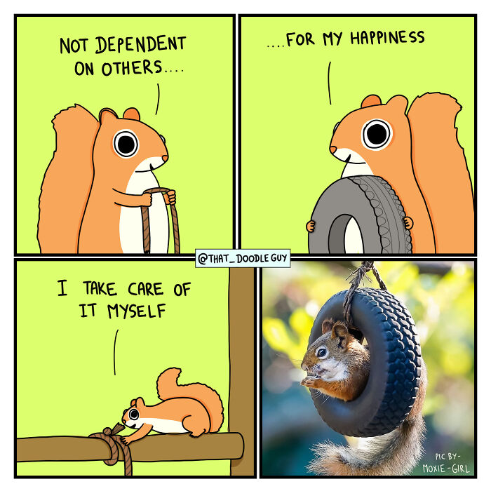 My 40 Wholesome Comics Showing The Backstory Of Popular Animal Pictures