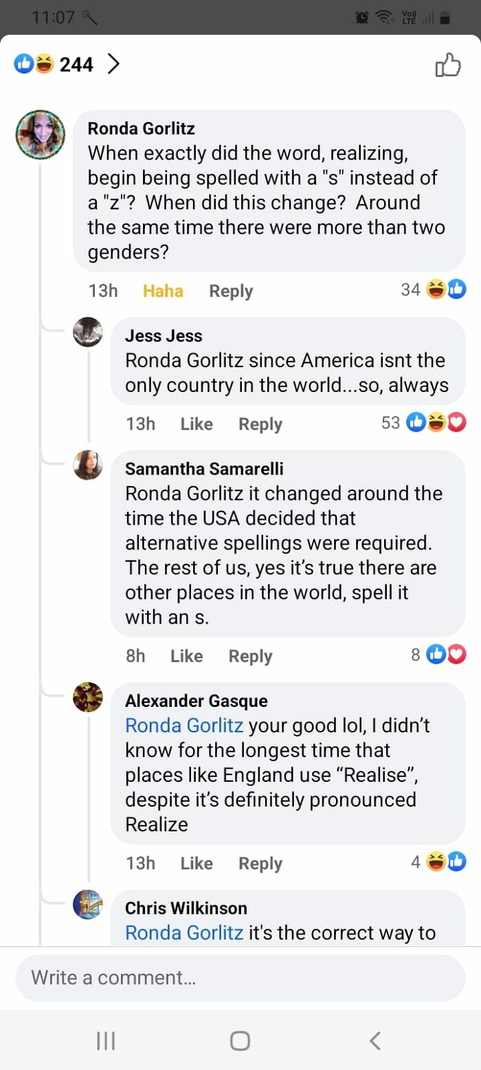 Gender And Spelling Are Both Artifical Constructs