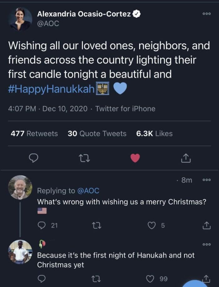 The American Flag At The End Of His Sentence Adds Some Extra Flavour Of Republican Dumbness