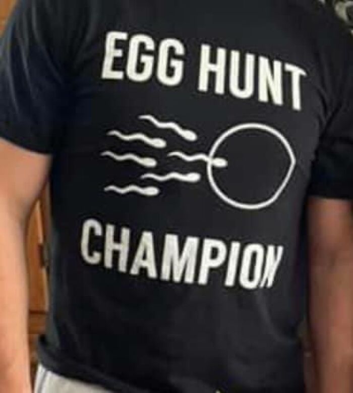 Someone I Went To Highschool With Posted This Picture As Their Pregnancy Announcement To Their Family This Easter