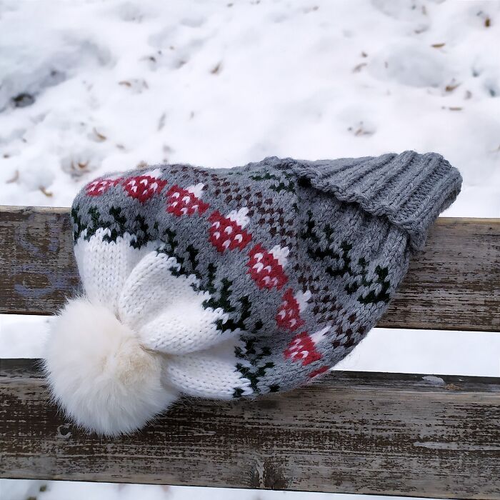 Jacquard Warm Knitted Handmade Hats (15 Pics)