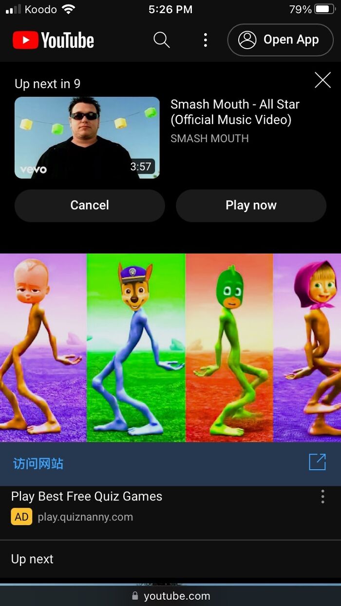 I Was On Youtube When This Ad Showed Up. Had To Take A Screenshot