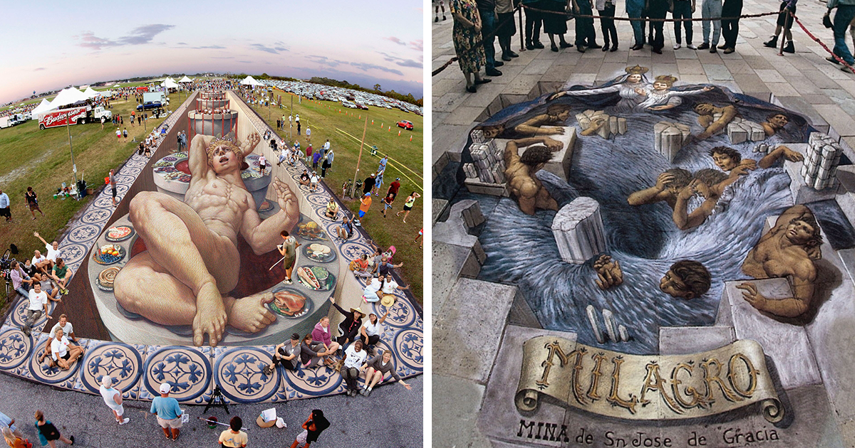 Here Is A Collection Of 57 Mind-Boggling 3D Illusion Art Pieces By