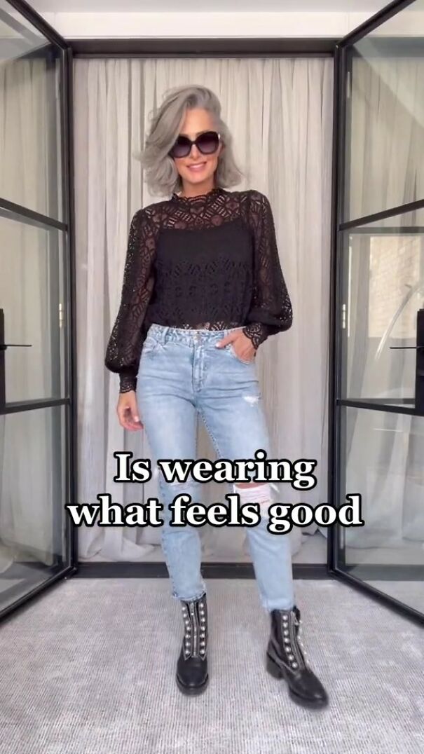 "I Am Determined To Age Like This": People Online Are Applauding This Woman For Going Against The Current And Redefining How Women In Their 50s Should Look