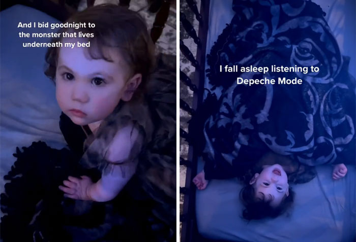 Mom Fed Up With People Saying Her Gothic Nursery Is Bad For Her Baby Starts A Satirical Series Featuring ‘Gothic Baby’