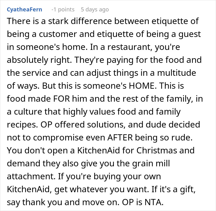 Guy Doesn't Allow Sister's BF To Ruin His Italian Dish With Asian Hot Sauce, Drama Ensues