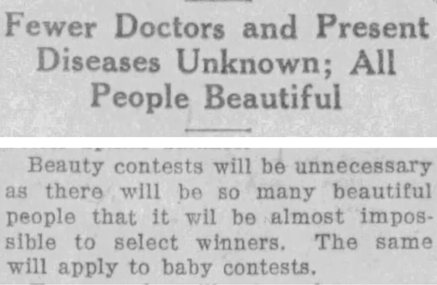Predictions About 2023 From A Hundred Years Ago (17 Facts)