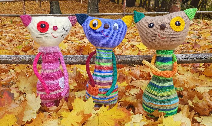 "Scrap Yarn Toys": I Reuse The Leftovers Of Yarn And Turn Them Into Colorful Toys "Scrap Yarn Toys": I Reuse The Leftovers Of Yarn And Turn Them Into Colorful Toys