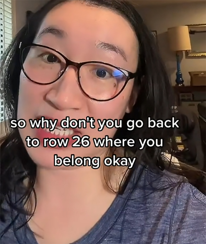 "Sit Down, Connie:" Woman Steps In to Protect Elderly Passenger's Premium Plane Seat from Entitled Passenger "Sit Down, Connie:" Woman Steps In to Protect Elderly Passenger's Premium Plane Seat from Entitled Passenger