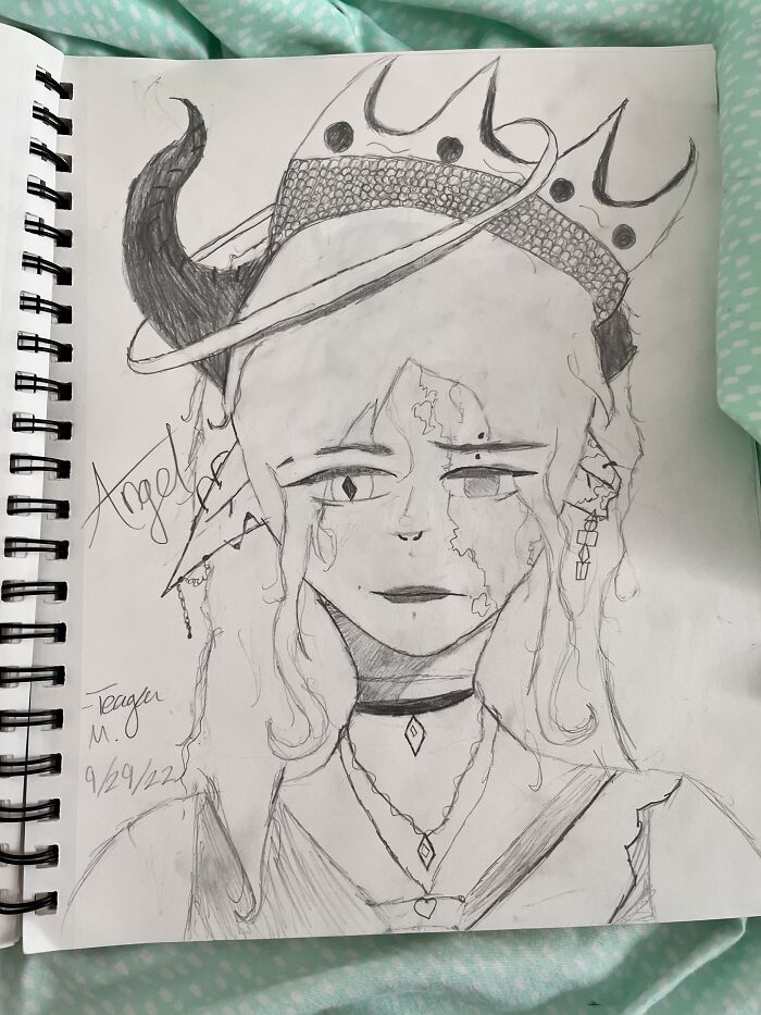 My Oc Angel Did This Awhile Ago But Still Rlly Proud Of It