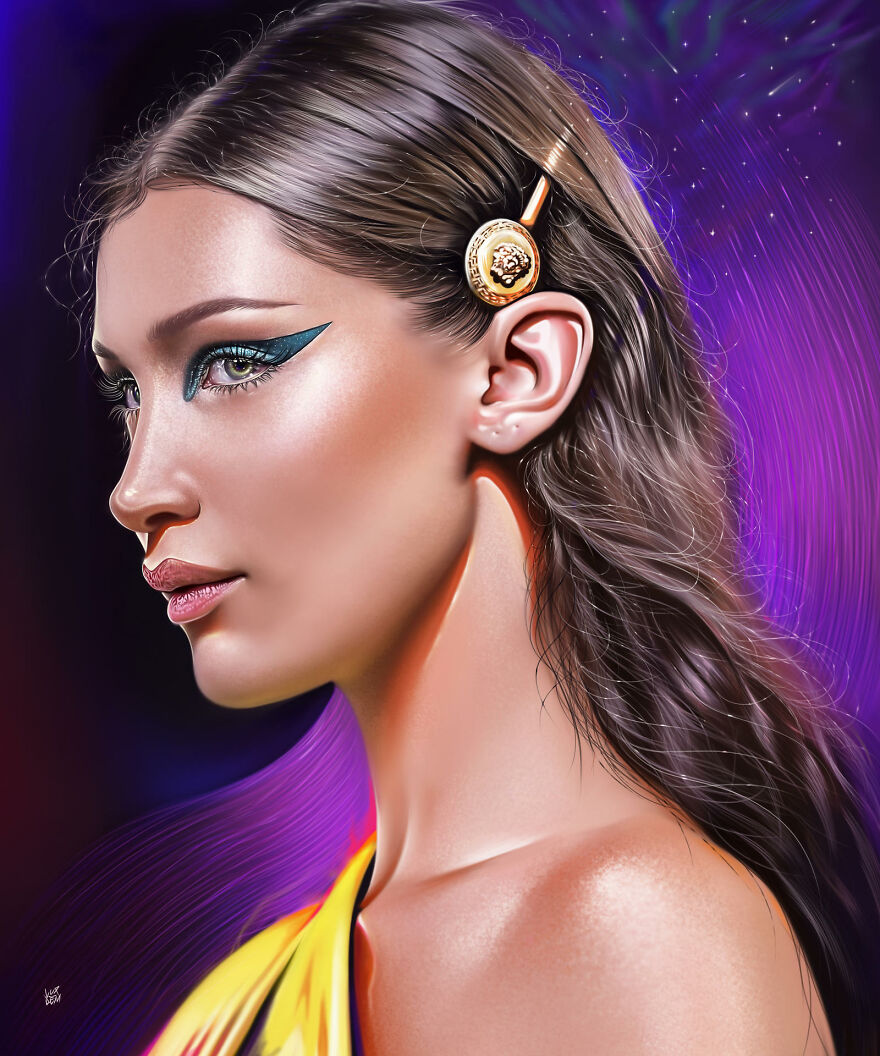 Mind-Blowing Digital Illustrations Of Famous Celebrities By Illustrator Yaşar Vurdem ( 9 Pics )