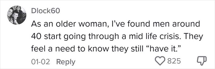 "Stuck At The Emotional Maturity Level Of 25 Years Old": Man Has A Revelation On Why Some Guys Only Date Much Younger Women, Many Internet Users Agree