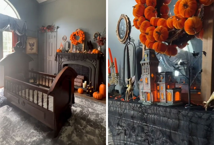 Mom Fed Up With People Saying Her Gothic Nursery Is Bad For Her Baby Starts A Satirical Series Featuring ‘Gothic Baby’
