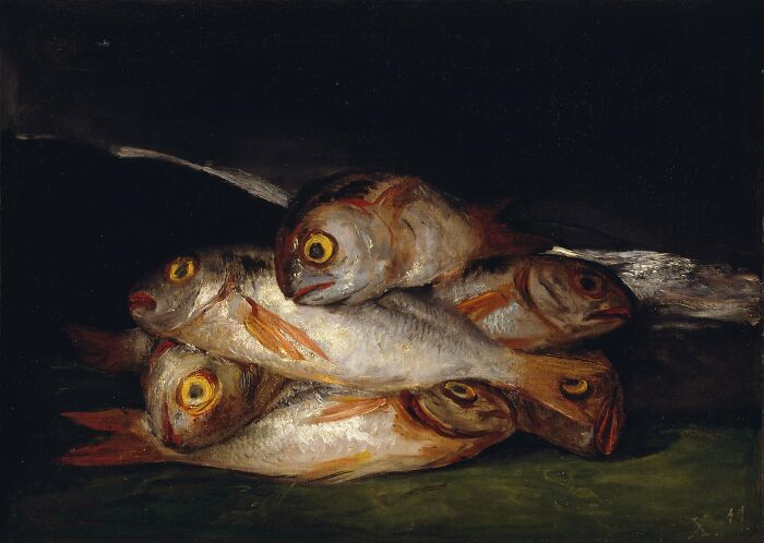 Still Life With Golden Bream By Francisco De Goya