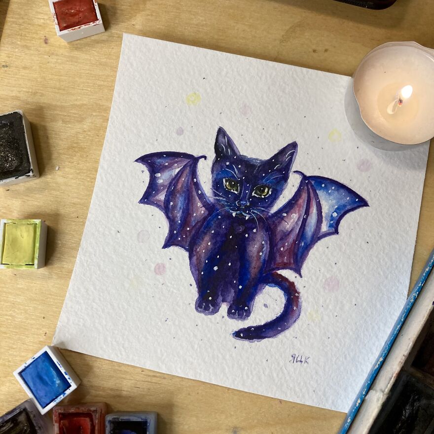 I’m An Artist And I Create Small Animal Paintings (10 Pics)