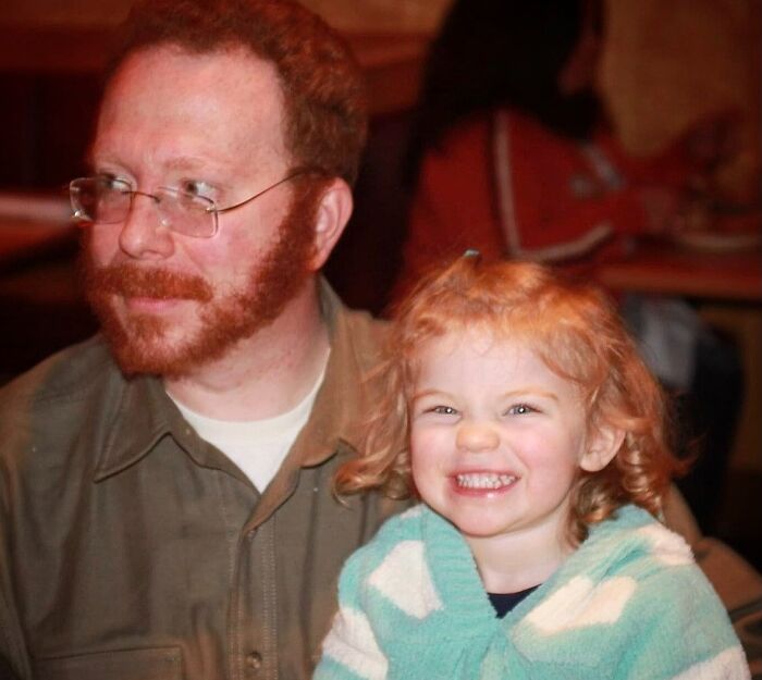 Me With My Dad. I Didn’t Know How To Smile When I Was Little. (I Still Don’t)