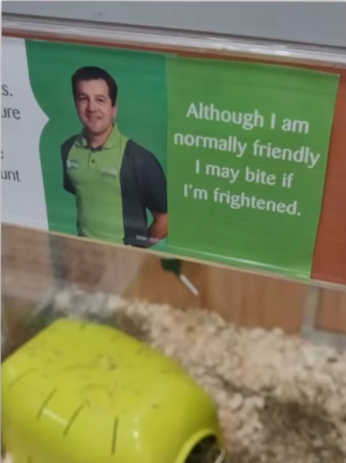 Barry, 34, Bites Customer, Asked To Leave