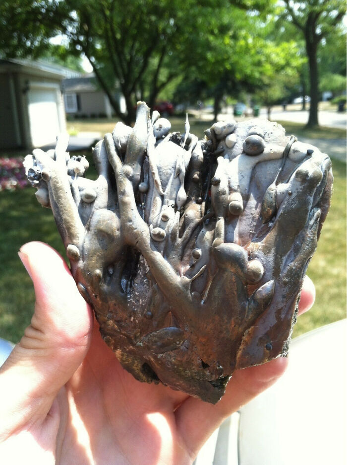 This Is What Happens When Lightning Strikes Asphalt