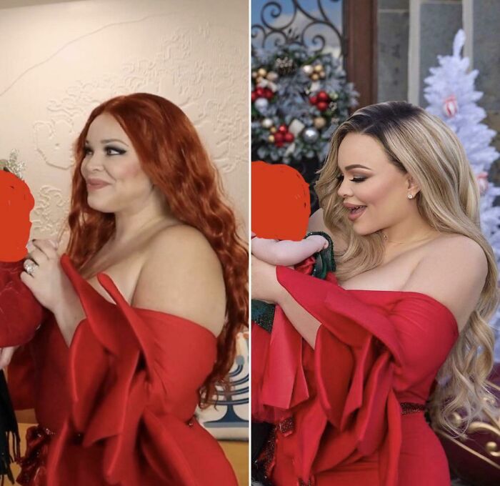 Another Of Everyone’s Favorite Gorl. They Had To Edit The Dress To Cover Her Forearm