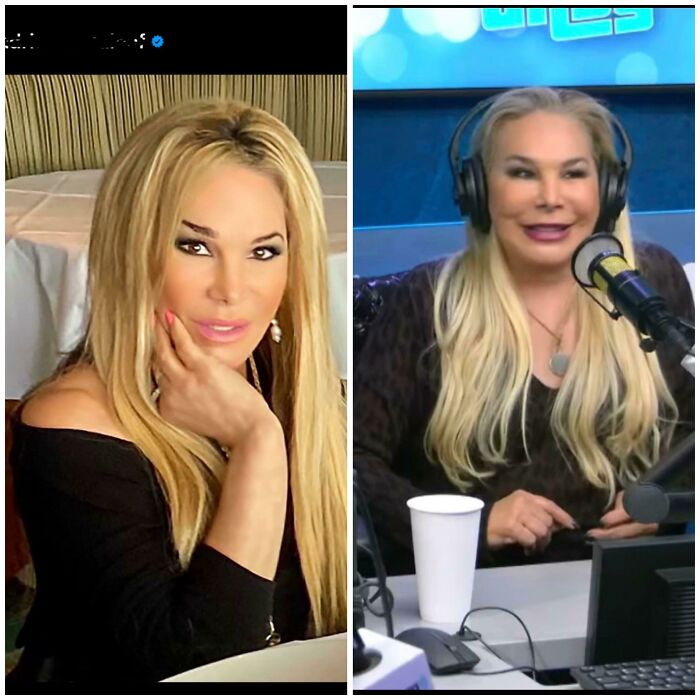 Su publicación en Instagram versus la foto de Instagram en la que la etiquetaron