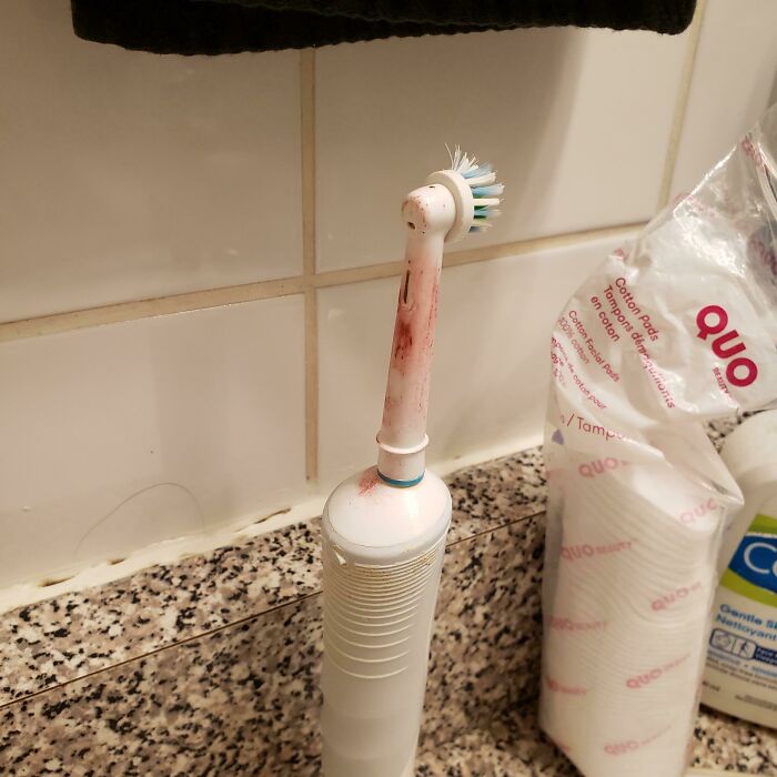 Gave My So Some Advice: Brush Your Teeth Before Applying Lipstick